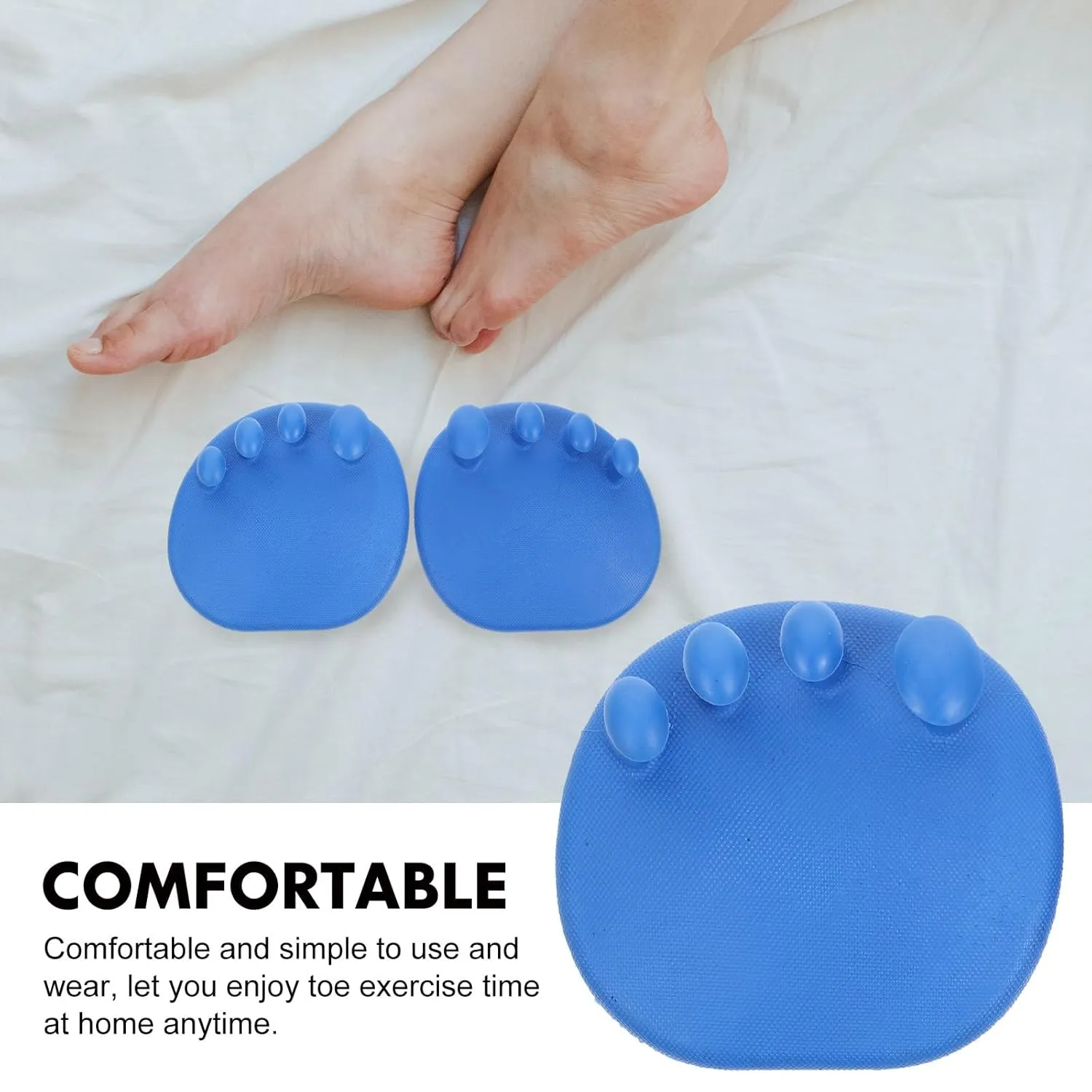 1 Pair Arch Trainer Foot Thumb Tool Hammer Exercise Tool Separator Bunion Cushions Stretcher Tool Practical for Foot Thumb Accessories Elastic