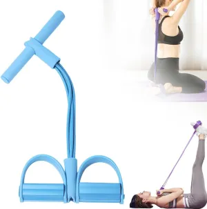 21 Fitness Resistance Bands-6 Tube Pedal Ankle Puller, 2025 Upgrade Multifunctional Exercise Stretch Bands, Home Workout Sit-up Ab Training Auxiliary Device for Women,Men