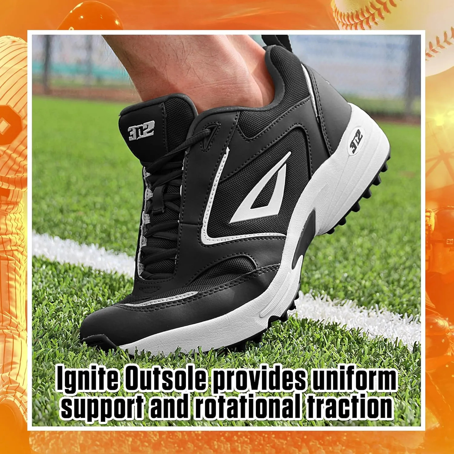 3N2 Mofo Turf Trainer Shoes for Men in Baseball & Softball, Coaching and Training Shoes