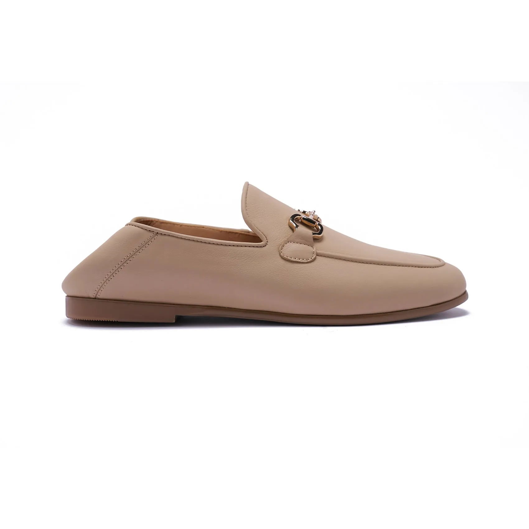 AiciBerllucci Women's Leather Loafer,Casual Loafers Shoes, Slip on Loafers Shoes for Women,Soft Comfort Flat Loafer Shoes for Ladies  Loafer Apricot COCO