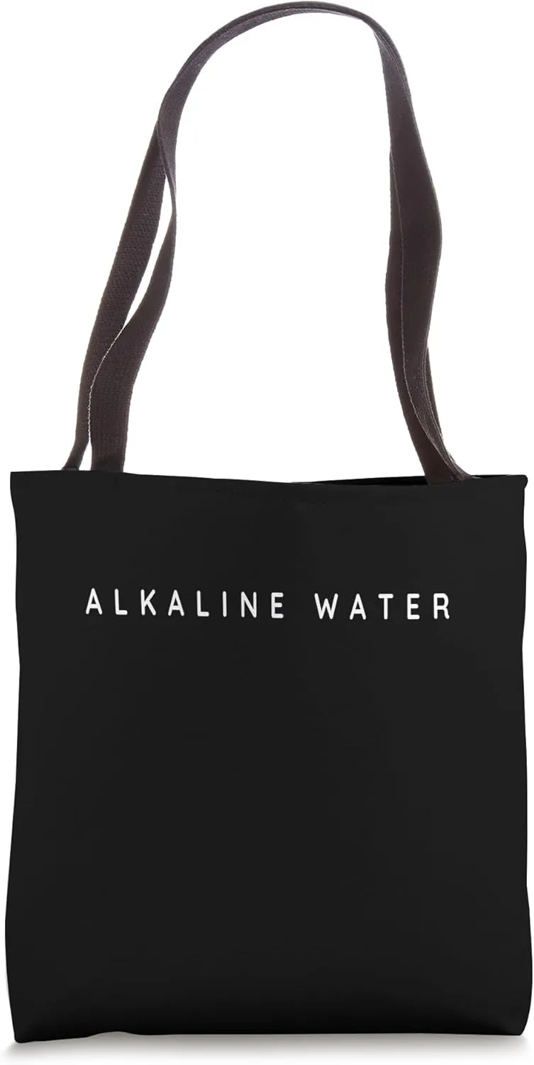 Alkaline Water Drinker / Personal Trainer Contemporary Font Tote Bag