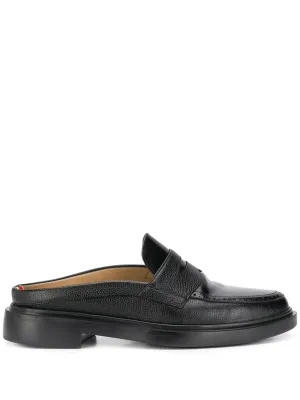 All-inclusive pebbled High-performance mules loafer leather penny