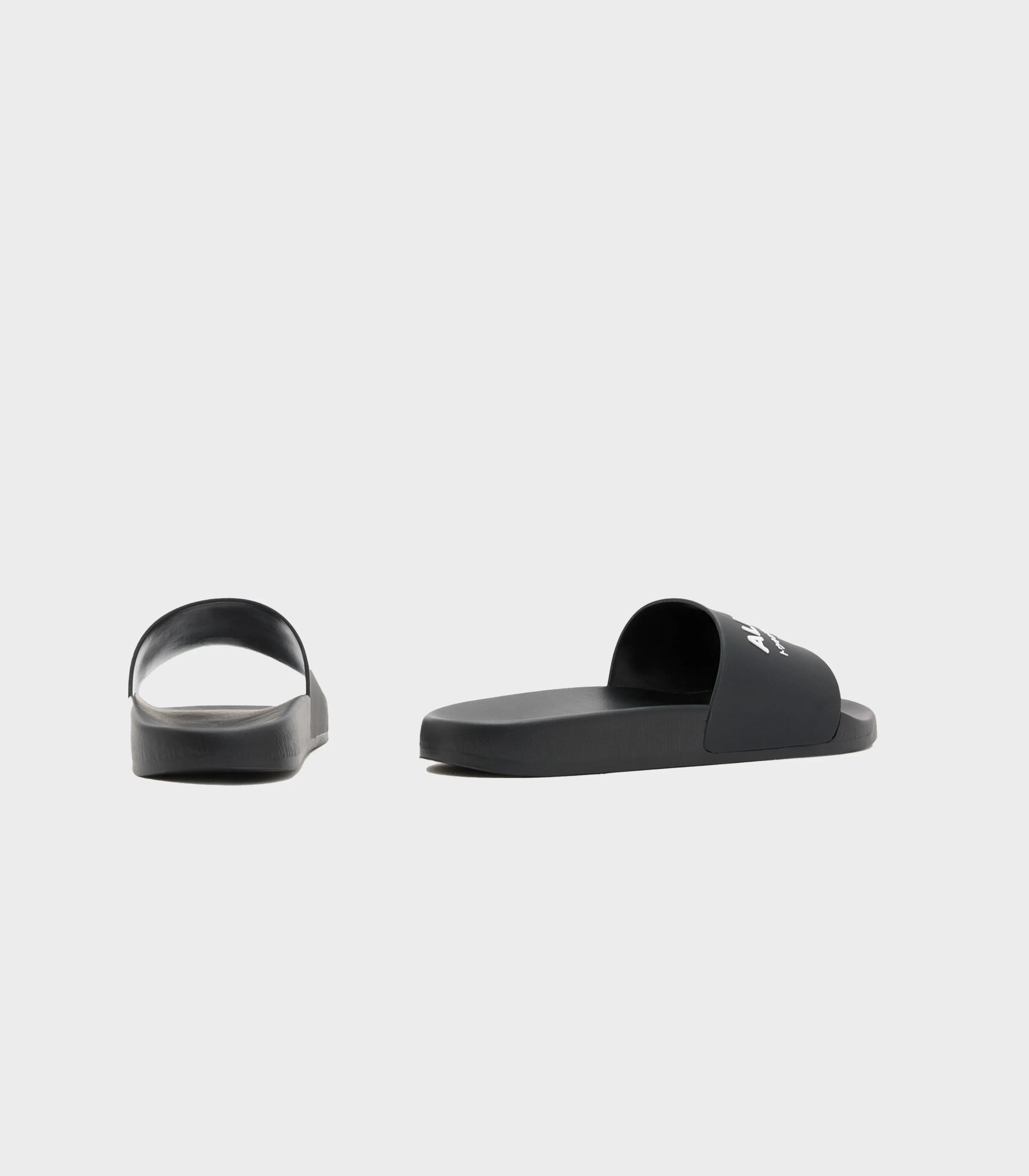 AllSaints - Underground Logo Slip On Sliders