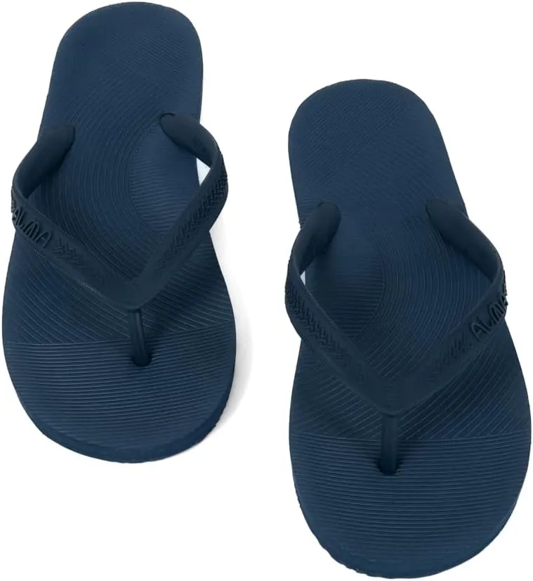 ALMA Men's SOL Classic Natural Rubber Sole Flip Flops
