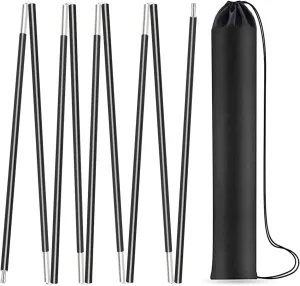 Aluminum Tent Poles Replacement,Fits Both Female and Male Ends,7001 T6 Lightweight Tent Rod Repair Kit for Camping Hiking Backpacking Tent (12ft 1.3in)