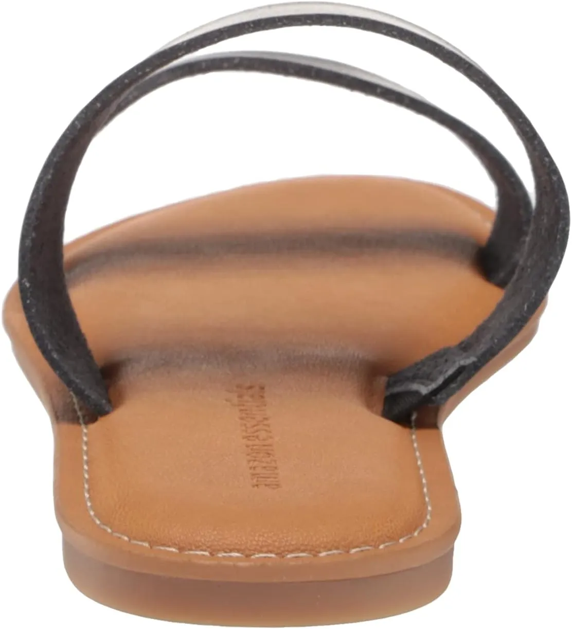 Amazon Essentials Women's Two Band Slip On Open Toe Sandal