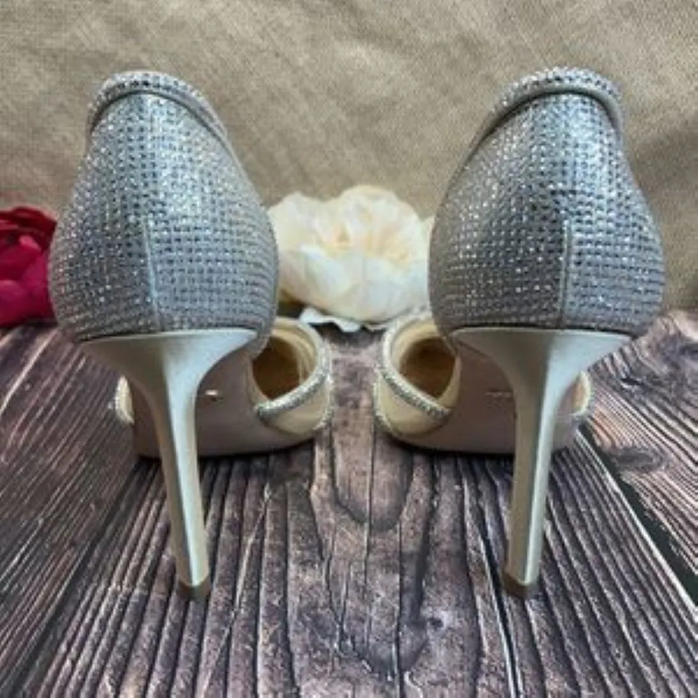 BADGLEY MISCHKA Tan Haze Pointed Toe Pump 7.5