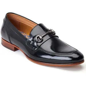 Base London Men's Russo Buckle Loafer in Black
