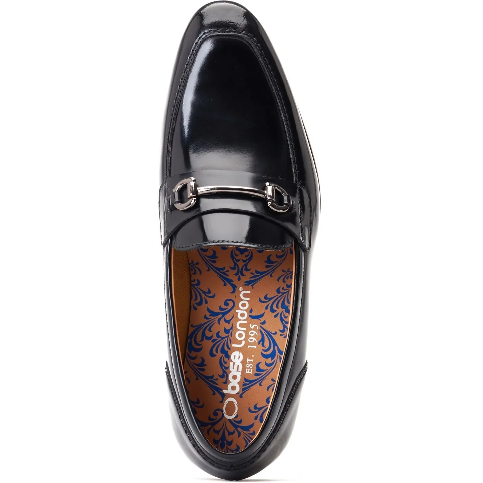 Base London Men's Russo Buckle Loafer in Black
