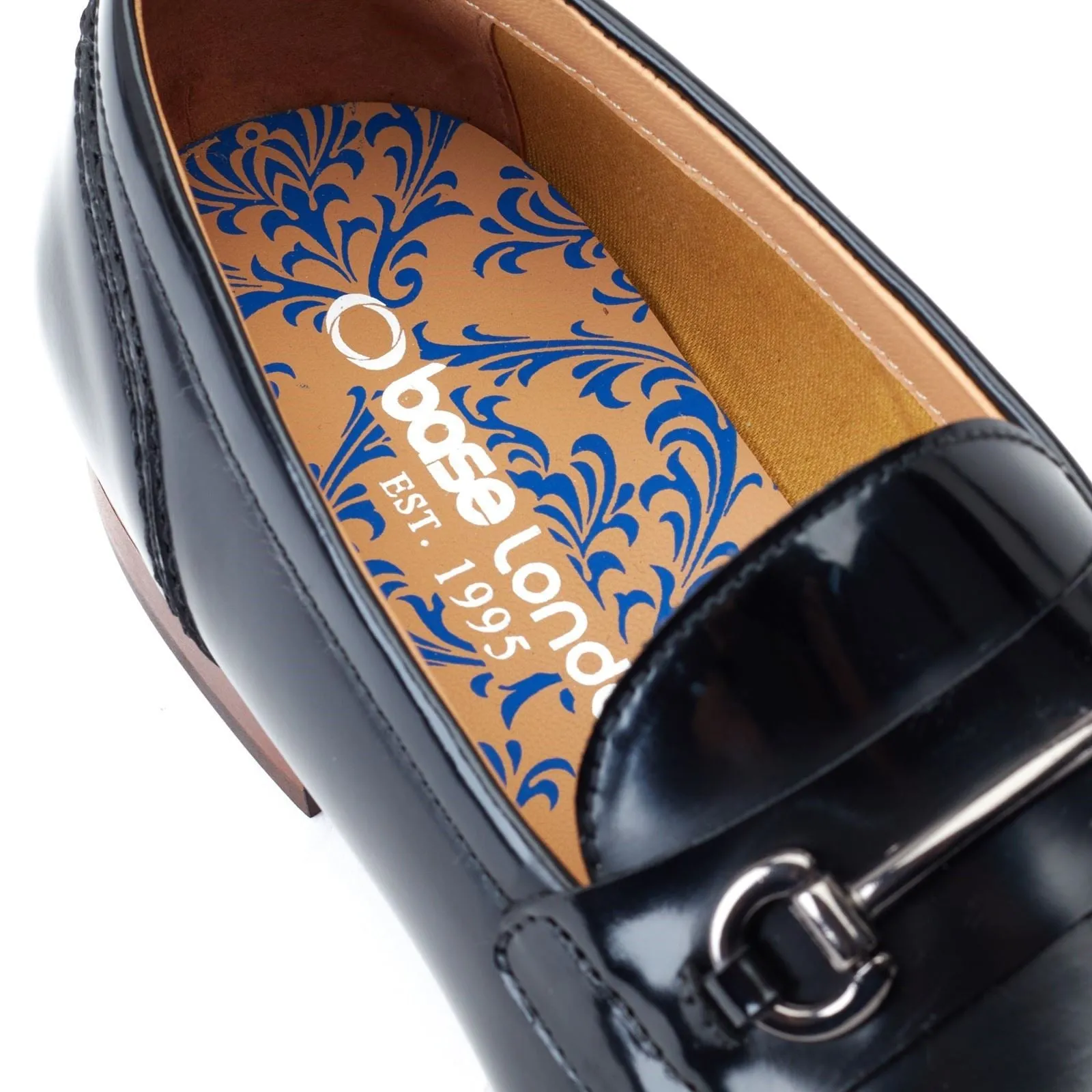 Base London Men's Russo Buckle Loafer in Black