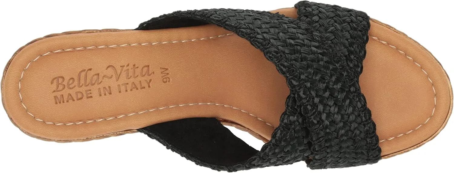 Bella Vita Made in Italy Women's Geo-Italy Wedge Sandal