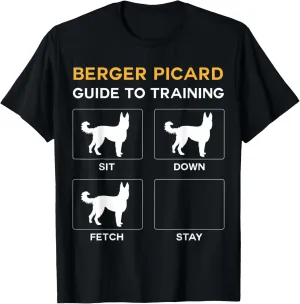 Berger Picard Guide To Training Dog Obedience T-Shirt