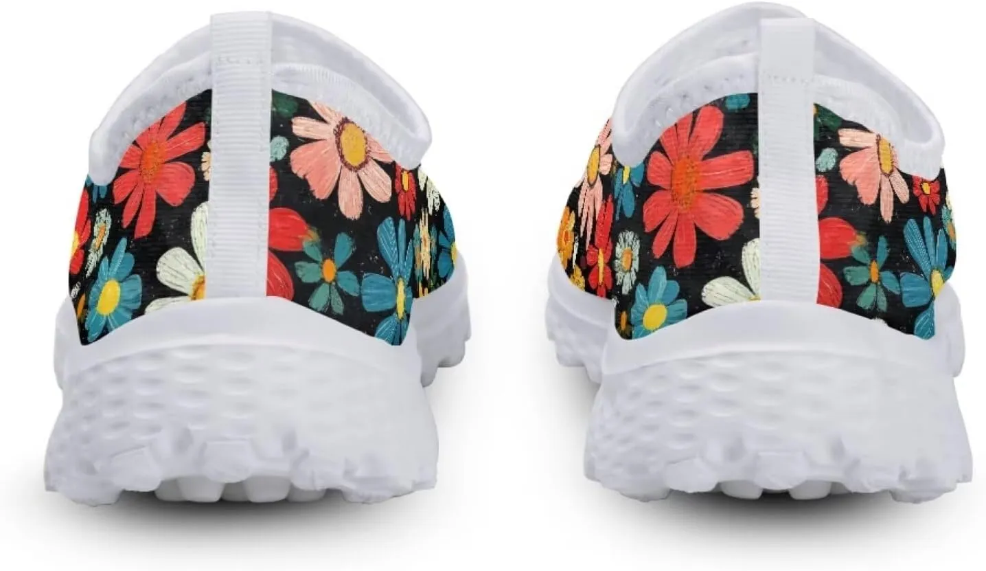 BIGCARJOB Women Sneaker Slip-on Walking Shoes Woman Casual Sport Gym Shoes Breathable Mesh Running Shoes Mom Shoes