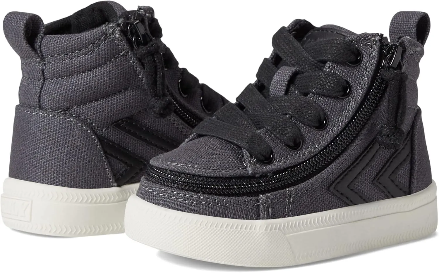 BILLY Footwear Kids Unisex CS High-Top Sneakers with Canvas Upper, Little/Big Kid