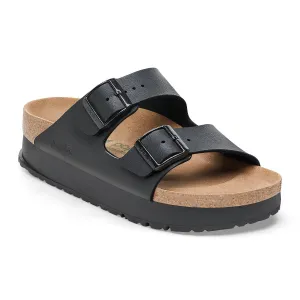 Birkenstock 1027395 Arizona Platform Vegan Black Birko Flor - Narrow