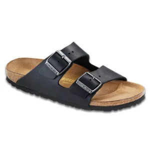 Birkenstock 552113 Arizona - Black Oiled Leather - Narrow