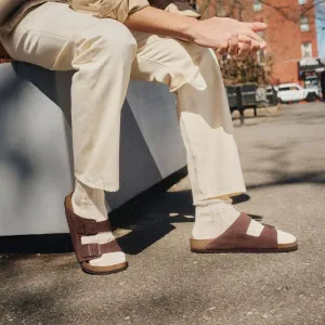 Birkenstock Arizona Nubuck Leather Regular (Classic Footbed   Suede Lined)