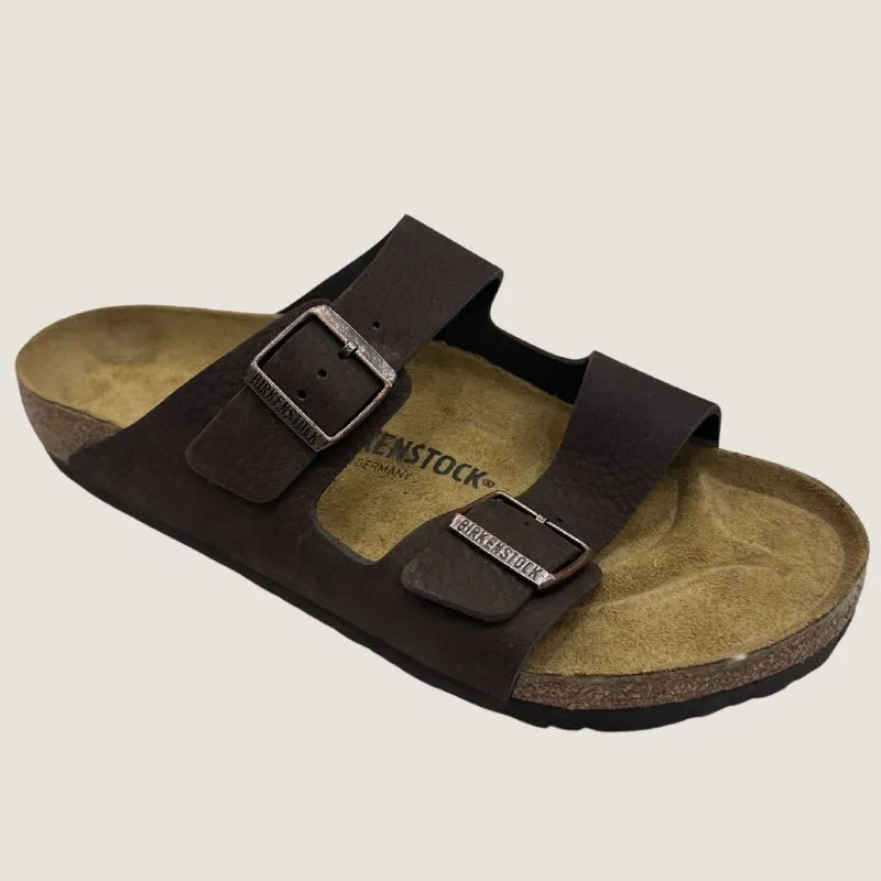 Birkenstock Arizona Nubuck Leather Regular (Classic Footbed   Suede Lined)