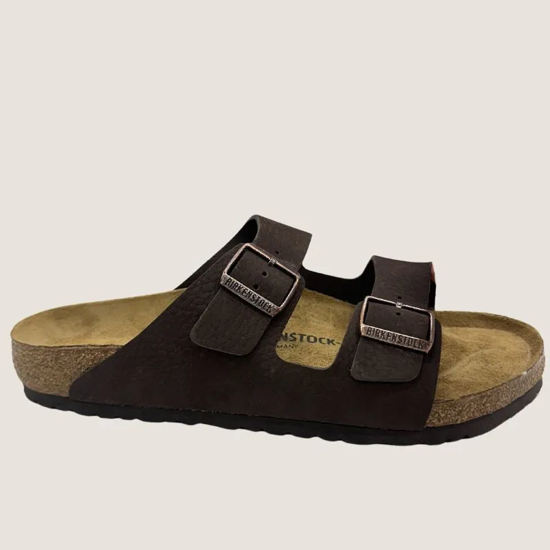 Birkenstock Arizona Nubuck Leather Regular (Classic Footbed   Suede Lined)