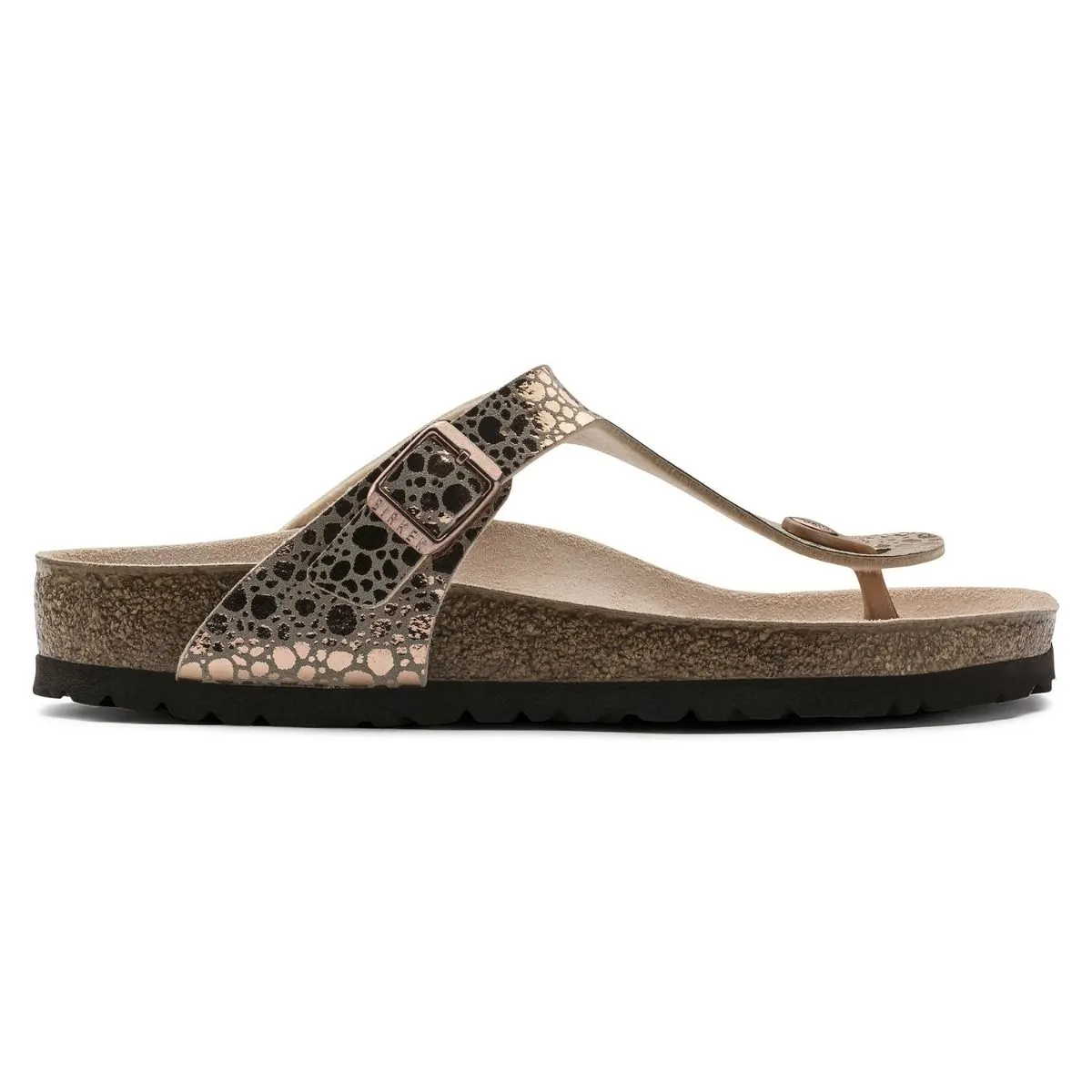 Birkenstock Gizeh Birko-Flor Metallic Stones Copper Sandals