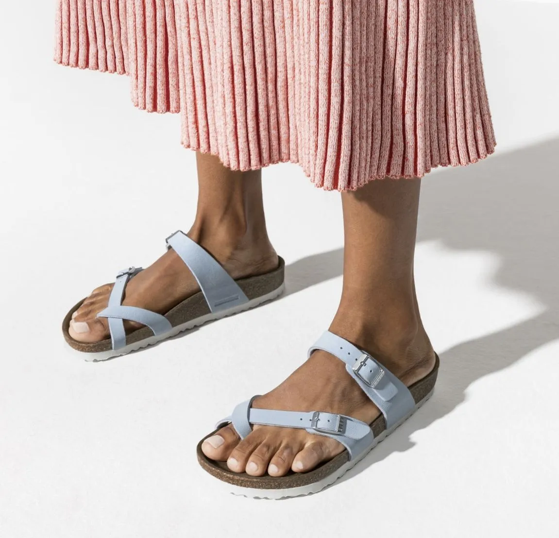 Birkenstock Mayari Birko-Flor Brushed Sky Vegan Sandals