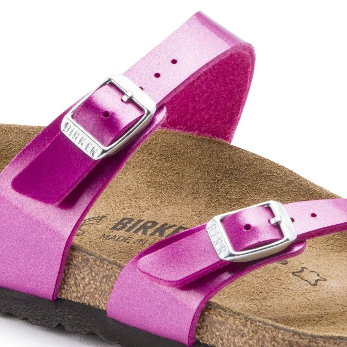Birkenstock Mayari Birko-Flor Electric Metallic Magenta Sandals