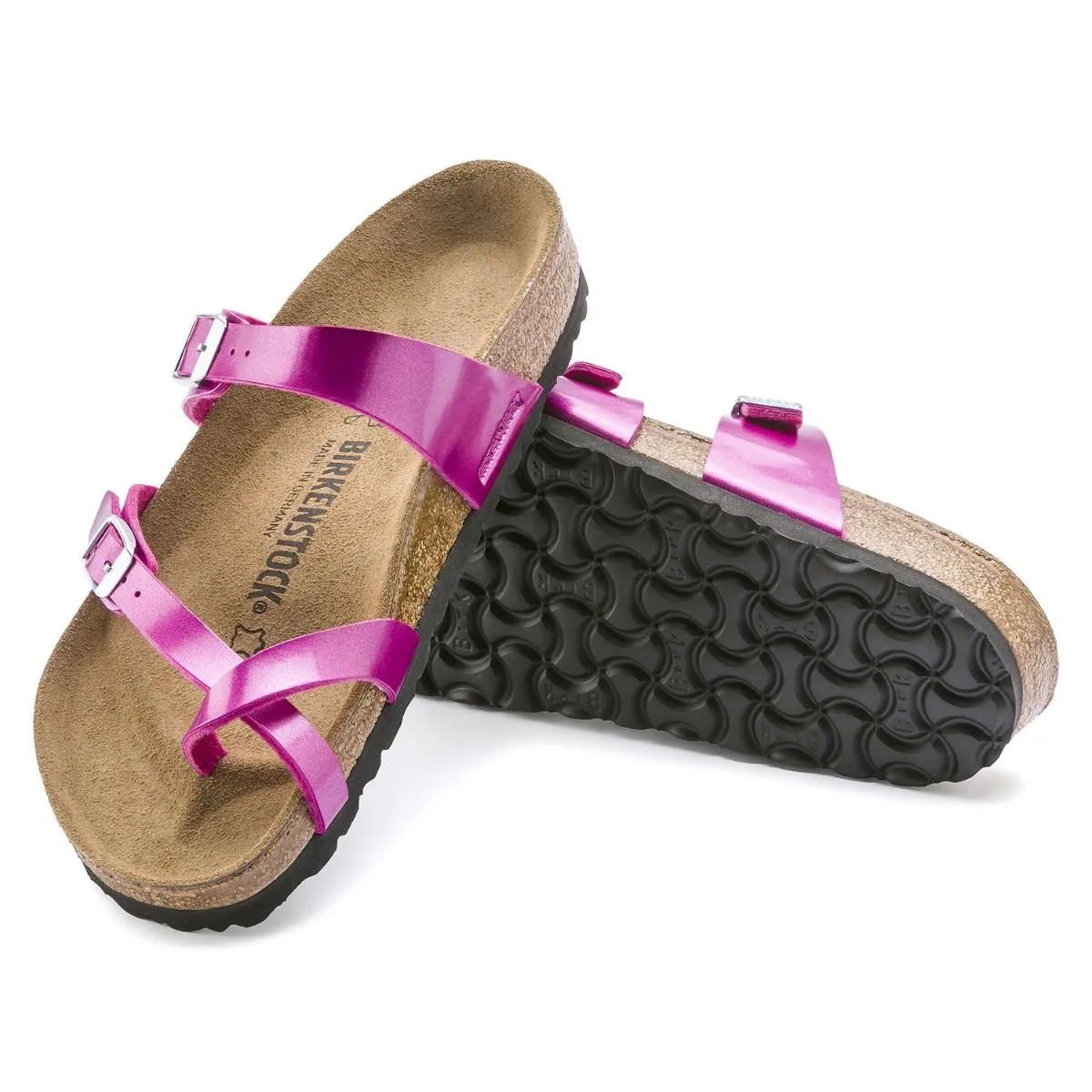Birkenstock Mayari Birko-Flor Electric Metallic Magenta Sandals