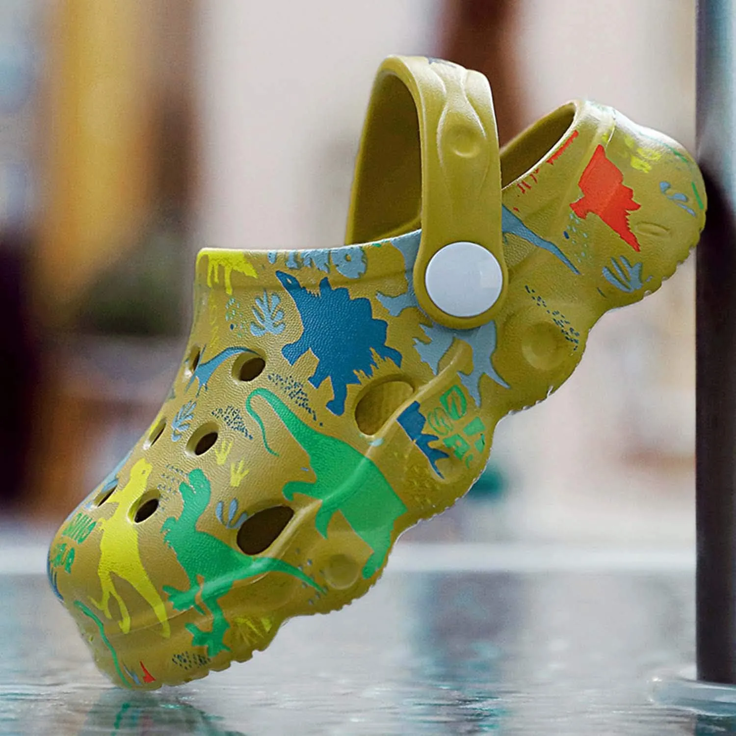 Boys Girls Clogs Cute Cartoon Animal Garden Shoes Lightweight Slides Slippers Slip-on Sandals (Infant/Toddler/Little Kid)