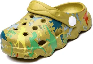 Boys Girls Clogs Cute Cartoon Animal Garden Shoes Lightweight Slides Slippers Slip-on Sandals (Infant/Toddler/Little Kid)