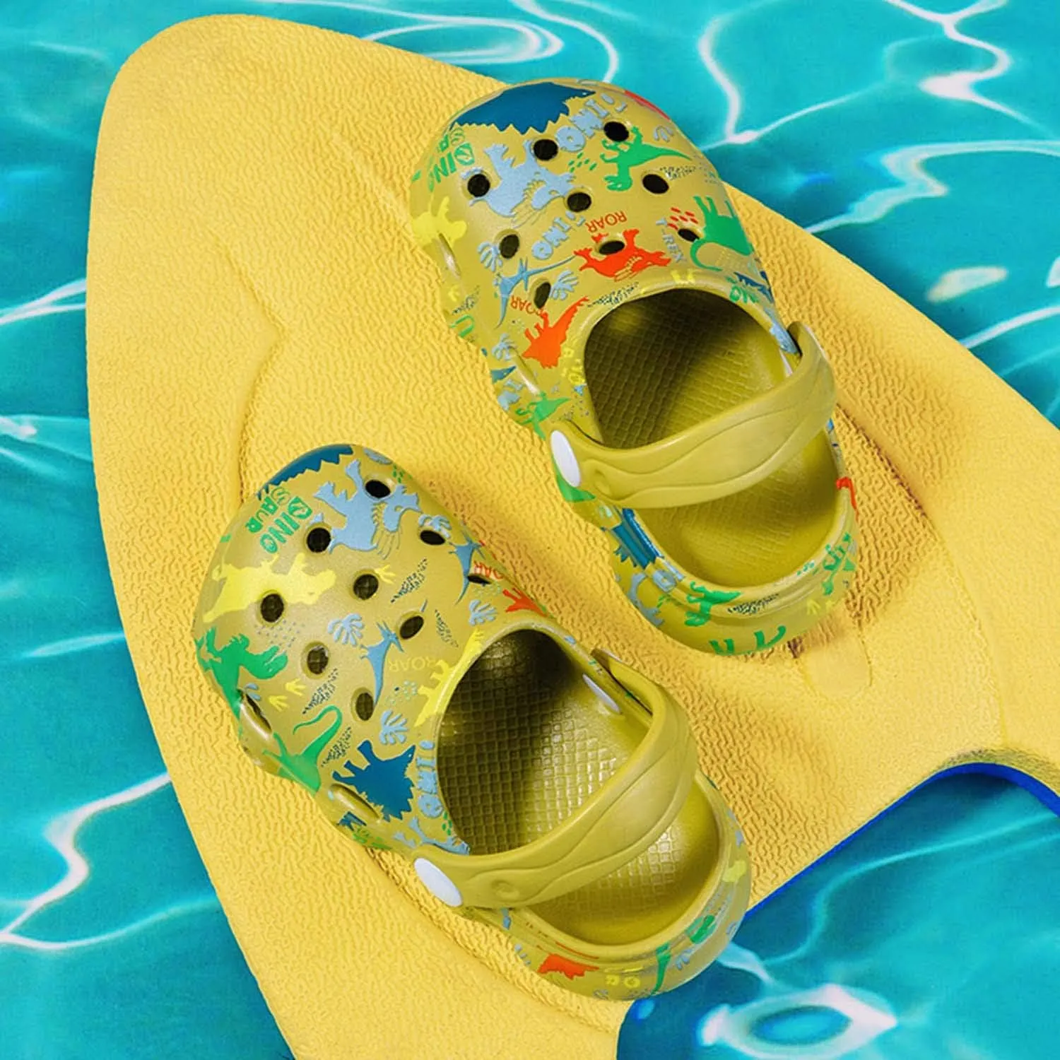 Boys Girls Clogs Cute Cartoon Animal Garden Shoes Lightweight Slides Slippers Slip-on Sandals (Infant/Toddler/Little Kid)