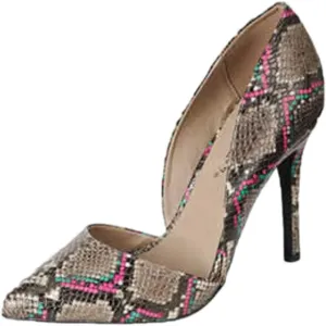 Breckelle's - Women's Mavis Pointed Toe Single Soles Pump, Multi 39220-8.5B(M) US