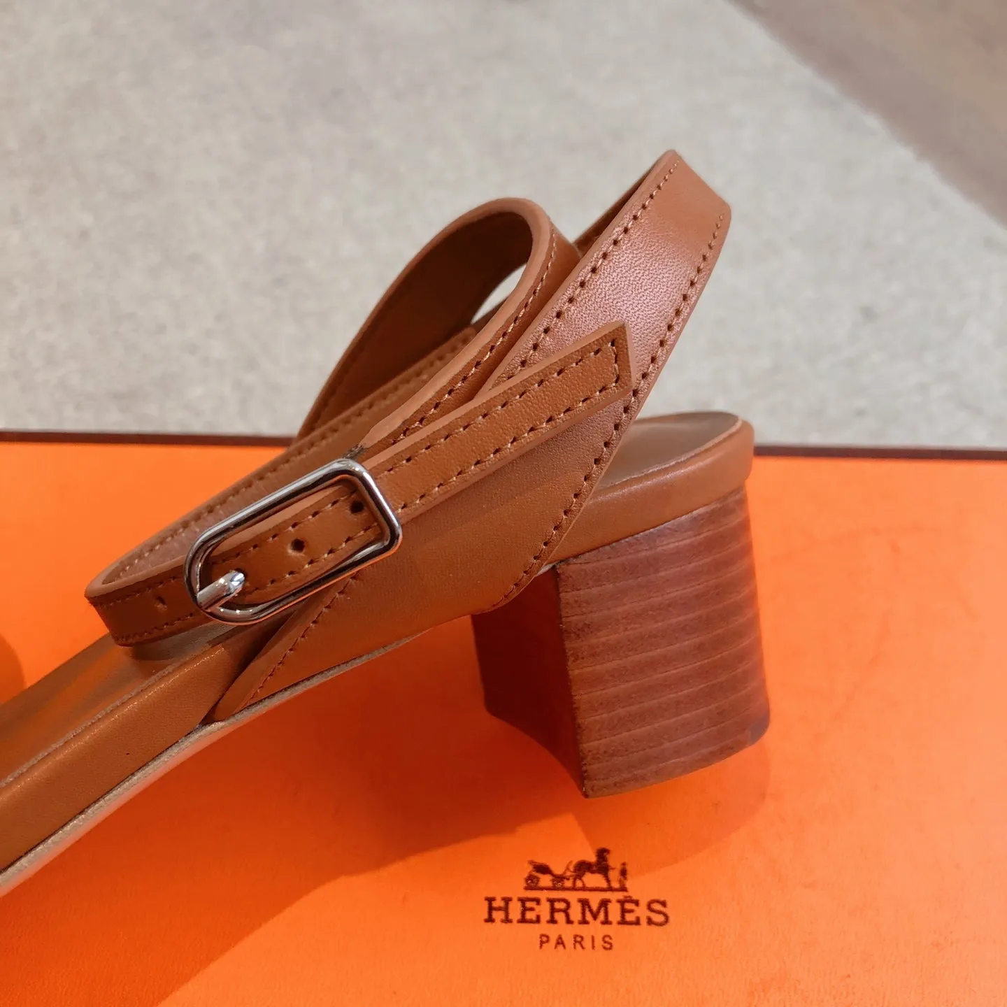 Brown Julie Heel Sandal