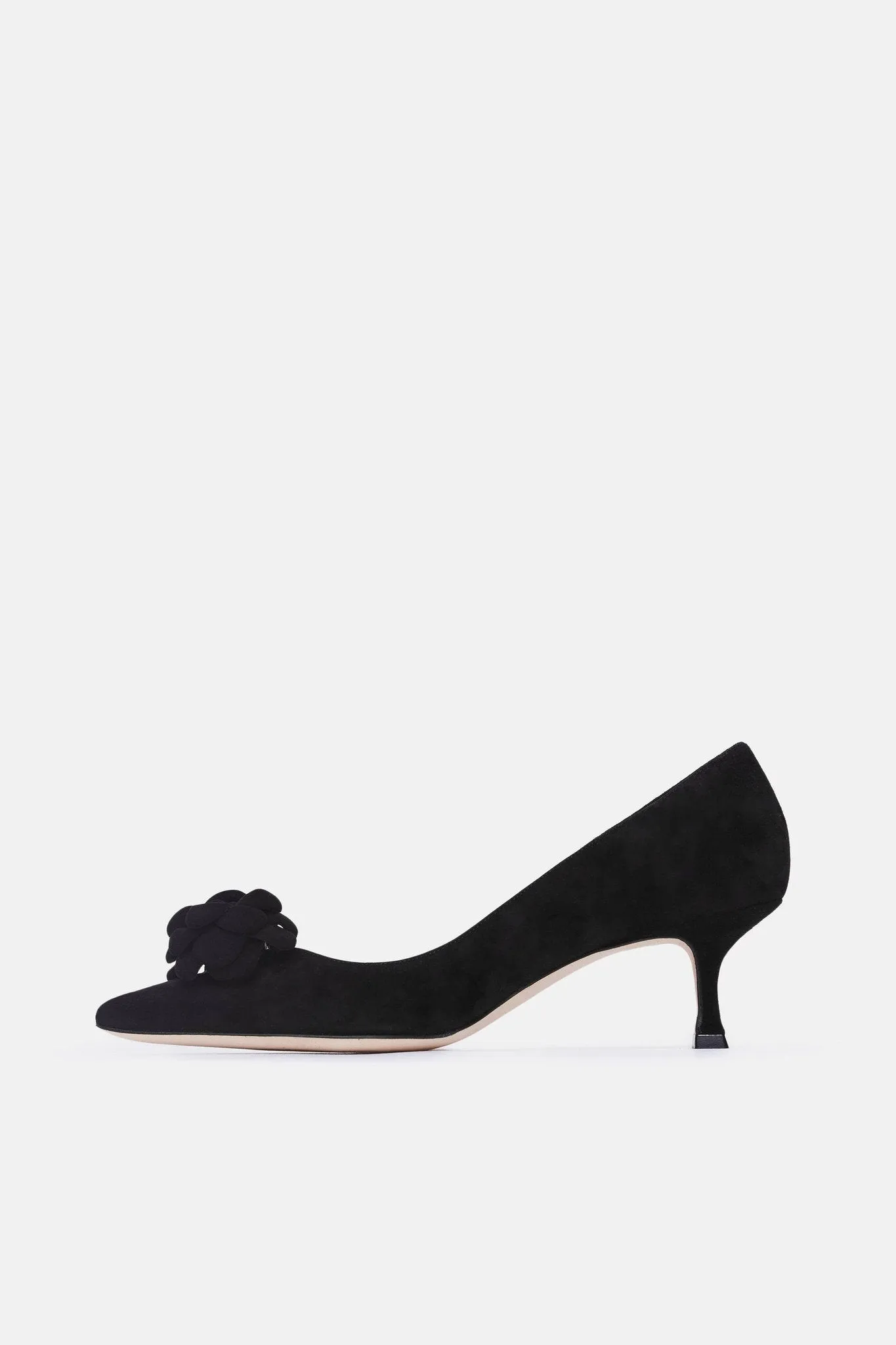 Camelia Heel - Black Suede