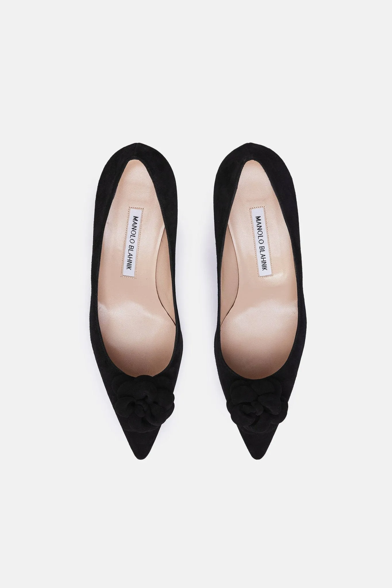 Camelia Heel - Black Suede