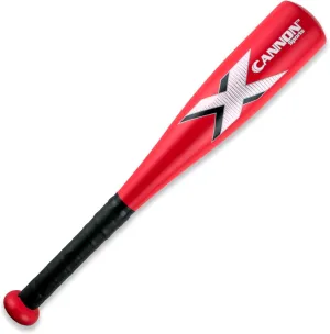 Cannon Sports Red 18 Inch One-Hand Aluminum Training Bat for Baseball & Softball - Improve Swing Speed & Power - Develop Hand-Eye Coordination - Lightweight & Durable