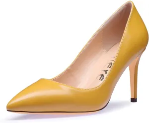 Castamere High Heels Womens Pointed-Toe Slip-on Pumps 8.5CM Stiletto Heel Shoes