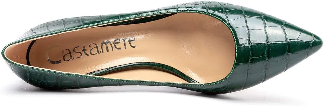 Castamere Womens Basic High Heels Pumps Slip-on Pointy Toe Stilettos 8.5 CM Heel