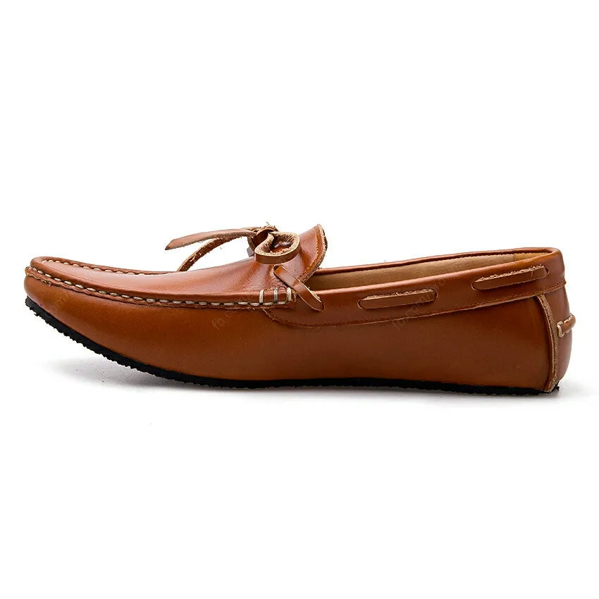 Casualist Lace Leather Loafer Soft Beige