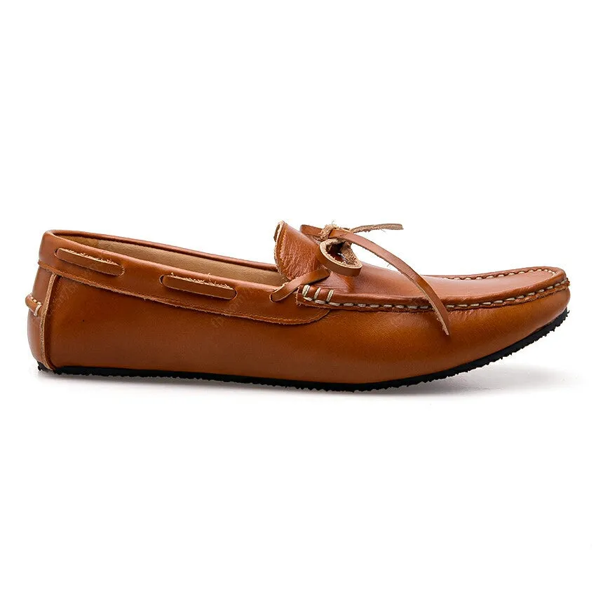 Casualist Lace Leather Loafer Soft Beige
