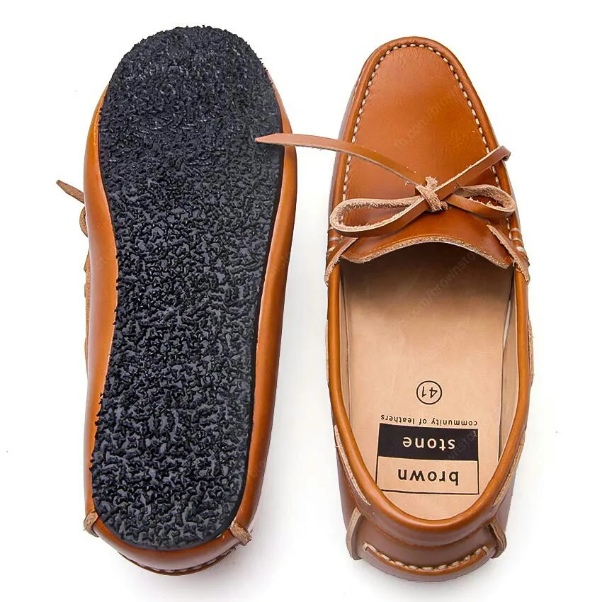 Casualist Lace Leather Loafer Soft Beige