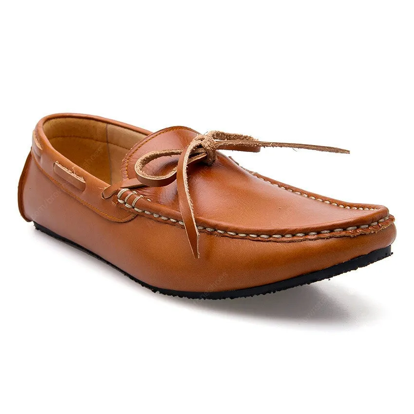 Casualist Lace Leather Loafer Soft Beige