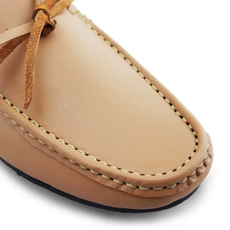 Casualist Lace Leather Loafer Soft Cream