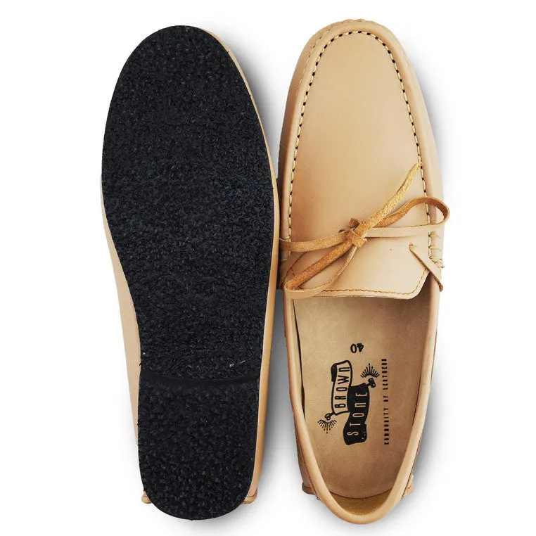 Casualist Lace Leather Loafer Soft Cream