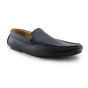 Casualist Leather Loafer Wrinkle Soft Black