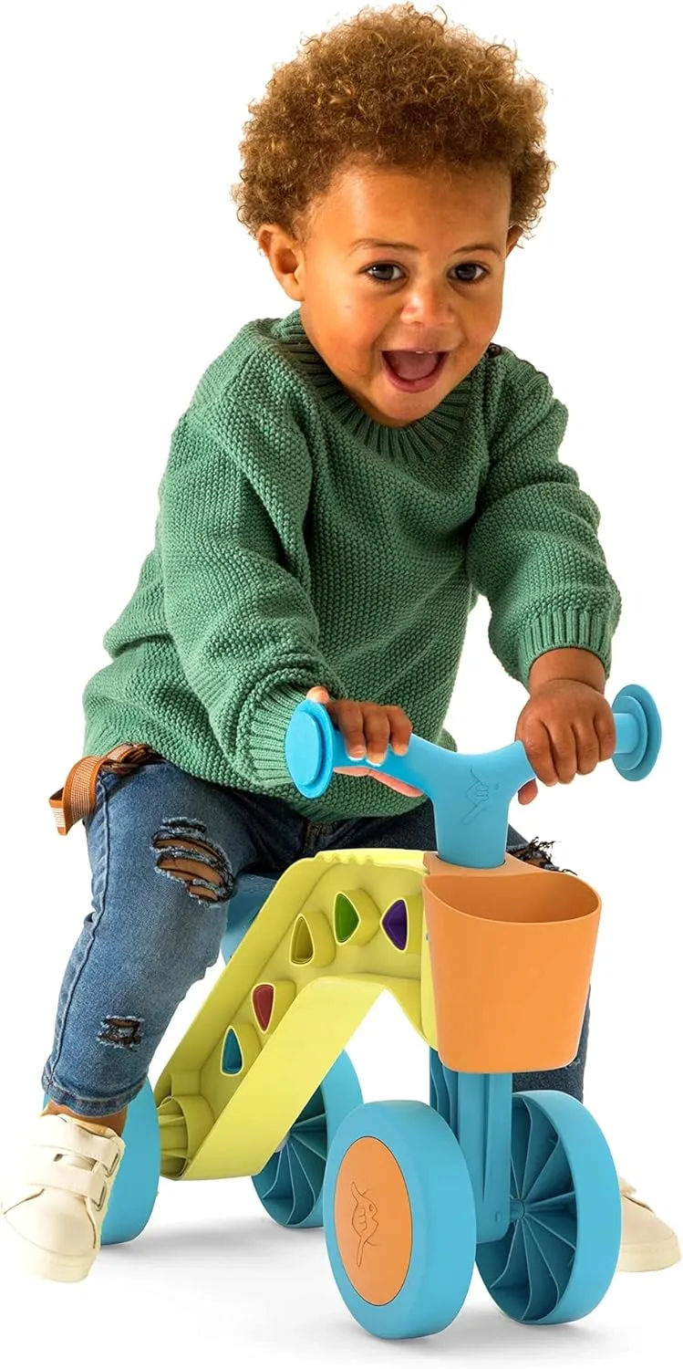Chillafish Itsibitsi Blocks – First Ride-On Toy with Playblocks & Basket (1–3 Yrs)