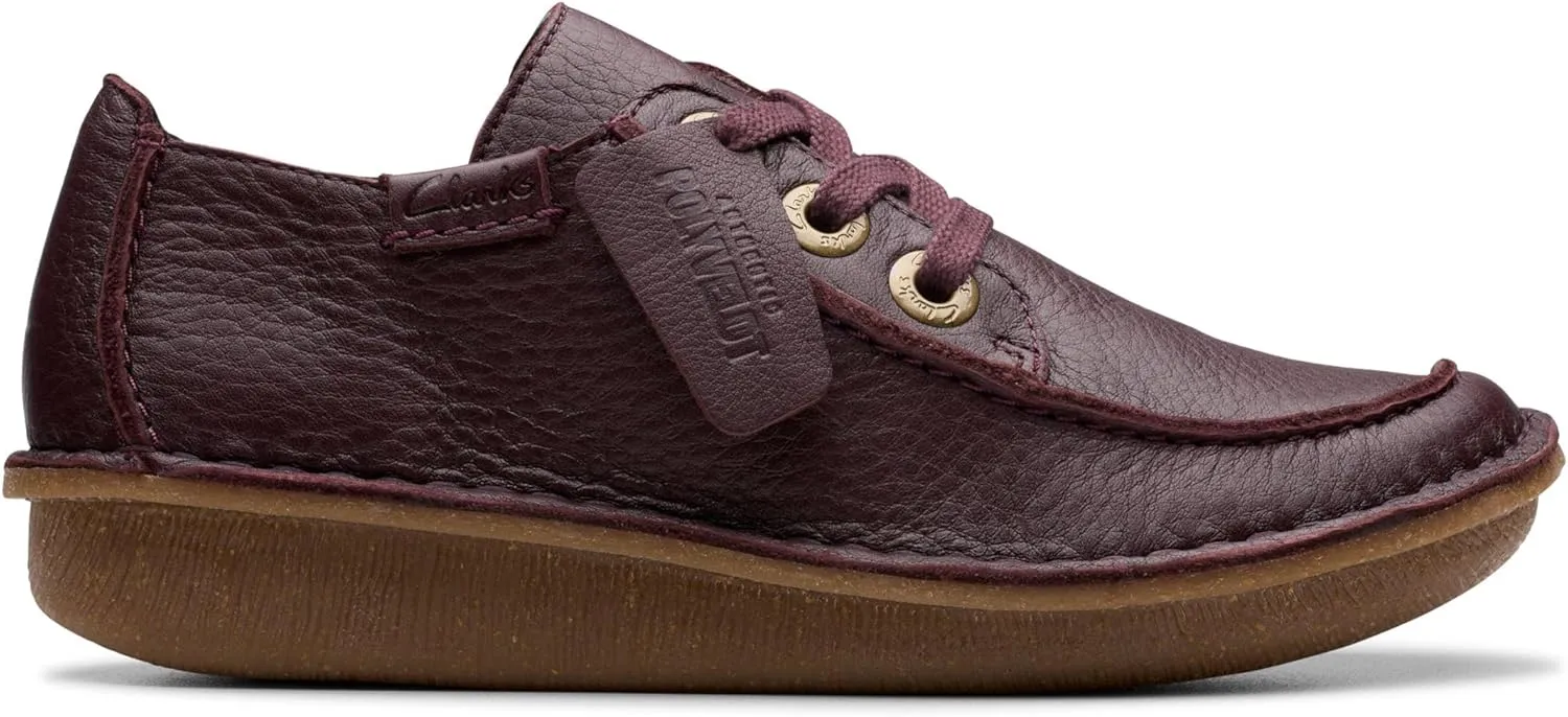 Clarks Funny Dream Women's Sneakers, Funny Dream Suede Leather, Antibacterial, Odor Resistant, Breathable