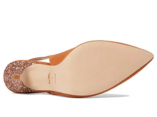 Coach Sutton Glitter Slingback Pump Burnished Amber 5 B (M)