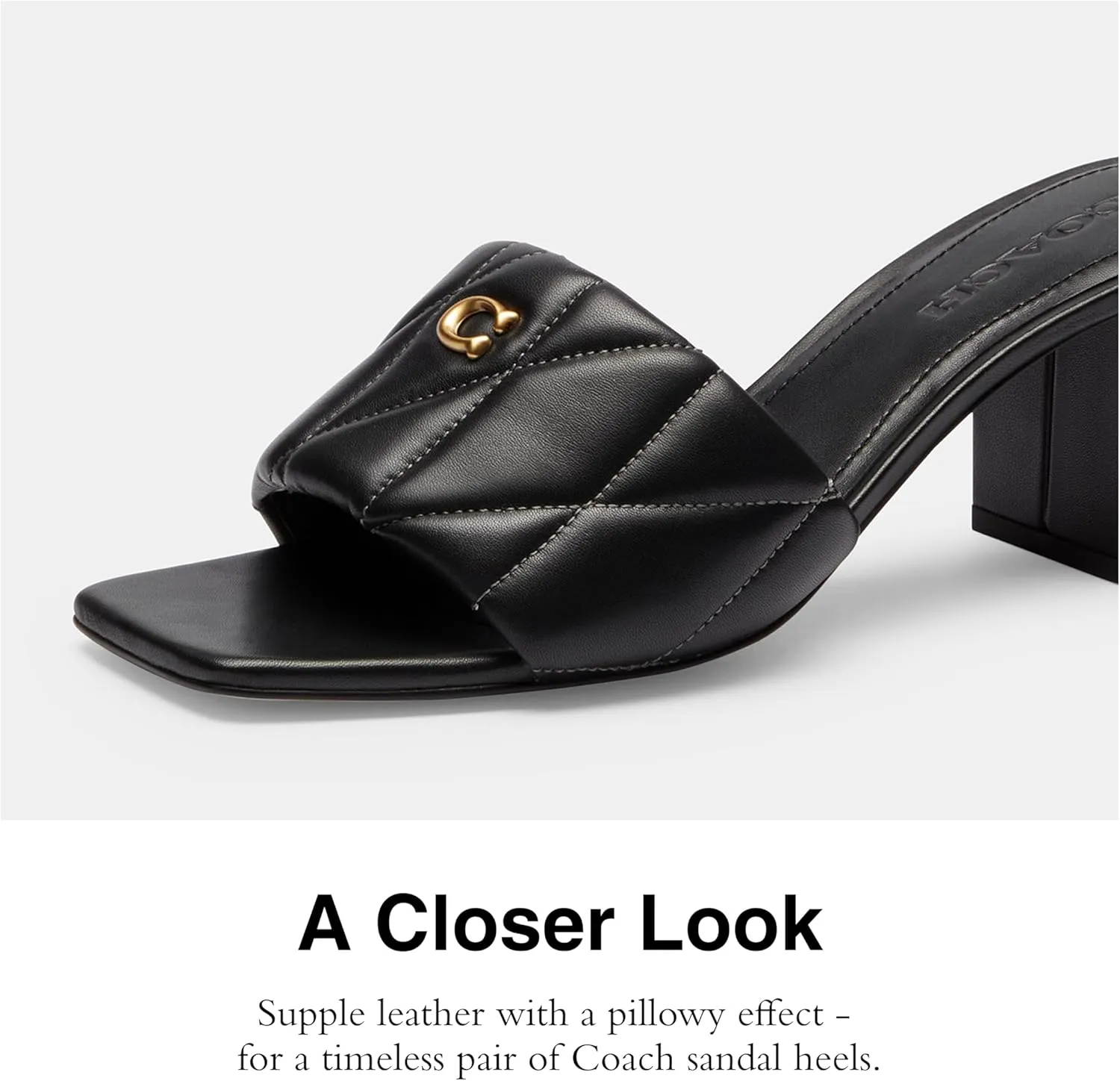 Coach Women's Holly Block Heel Sandal Platform