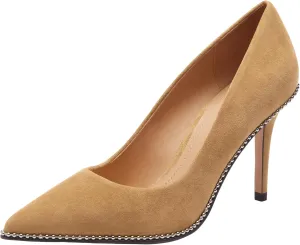 Coach Women's Waverly Pump, Peanut, 5