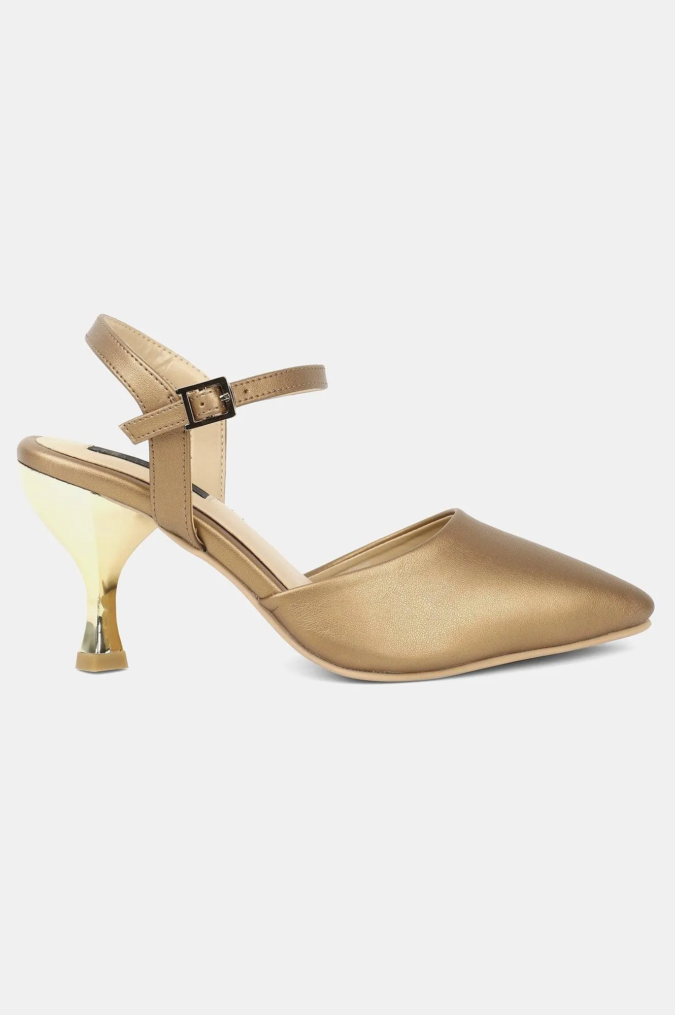 Copper Pointed Toe Solid Stiletto - Wgeorgia